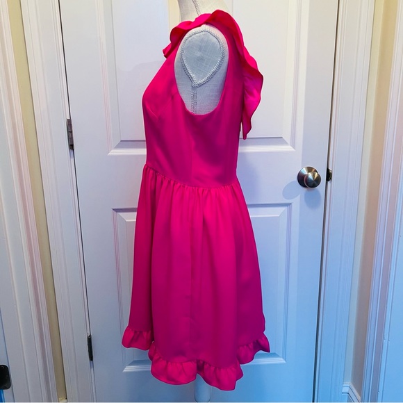 NEW KATE SPADE SCENIC ROUTE RUFFLE BACK MINI DRESS - Picture 14 of 15
